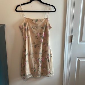 Revolve x Kendall & Kylie Nude Mini Dress